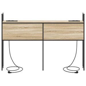 vidaXL Testata contenitore rovere sonoma 135 cm Legno multistrato