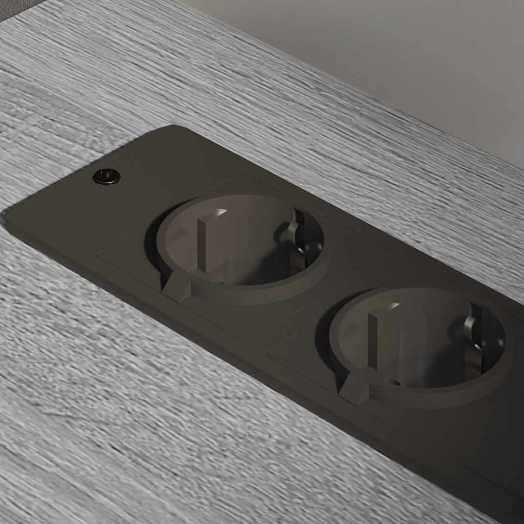 Armadio per Ufficio con Stazione di Ricarica Grigio sonoma 859833