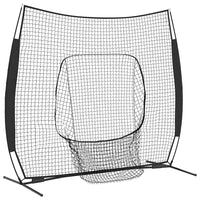 vidaXL Baseball & Softball Nero 250 x 106 x 209 cm Poliestere