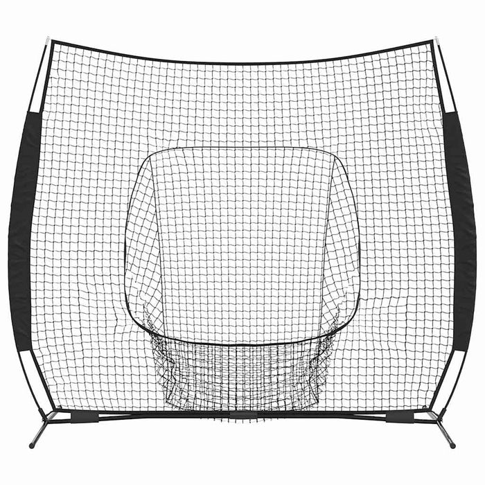 vidaXL Baseball & Softball Nero 250 x 106 x 209 cm Poliestere