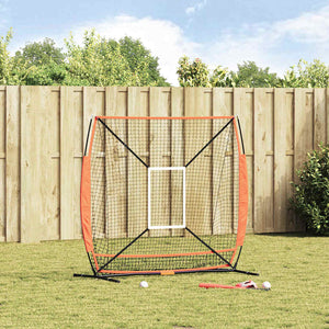 vidaXL Baseball & Softball Nero 180 x 90 x 153 cm Poliestere