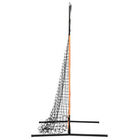 vidaXL Baseball & Softball Nero 180 x 90 x 153 cm Poliestere