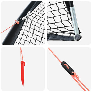 vidaXL Baseball & Softball Nero 70 x 35 x 24 cm Poliestere