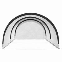 vidaXL Baseball & Softball Nero 70 x 35 x 24 cm Poliestere