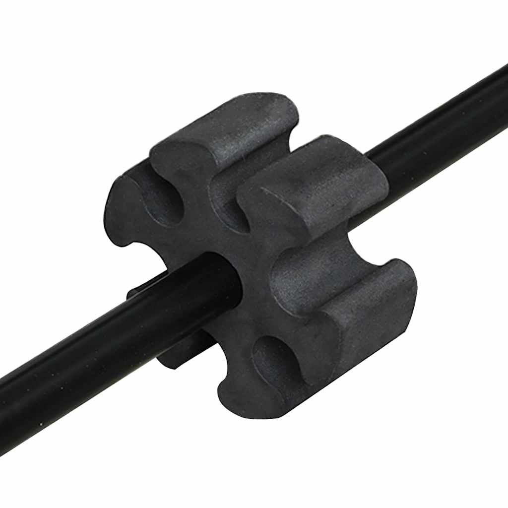 Rete da tennis Nero e rosso 595 x 90.5 x 87 cm Poliestere 42012863