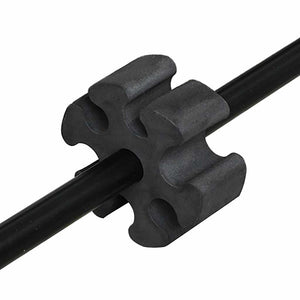 vidaXL Rete da tennis Nero e rosso 595 x 90.5 x 87 cm Poliestere