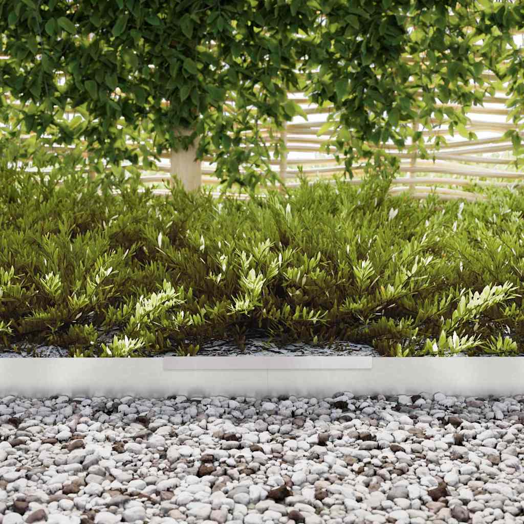 Finitura per Prato da Giardino Argento 450 x 10 cm 868016