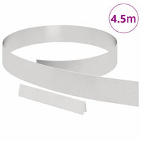 Finitura per Prato da Giardino Argento 450 x 10 cm 868016