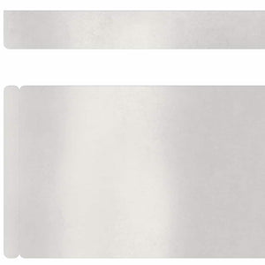 vidaXL Finitura per Prato da Giardino 4 pcs Argento 450 x 10 cm