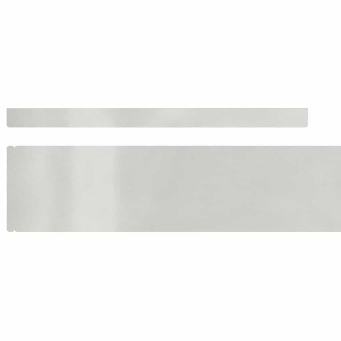 Finitura per Prato da Giardino 4 pcs Argento 450 x 10 cm 868017