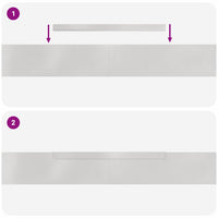 Finitura per Prato da Giardino 4 pcs Argento 450 x 10 cm 868017