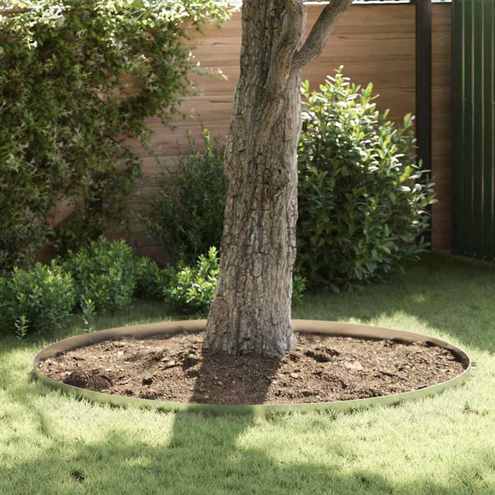 Finitura per Prato da Giardino 4 pcs Argento 450 x 10 cm 868019