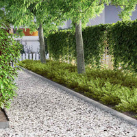 Finitura per Prato da Giardino 4 pcs Argento 450 x 10 cm 868019