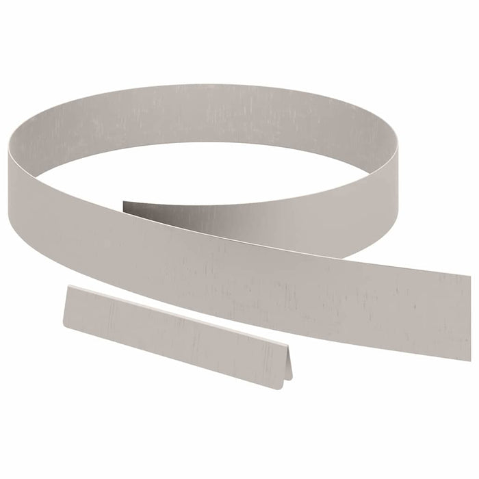 vidaXL Finitura per Prato da Giardino 4 pcs Ruggine 450 x 10 cm