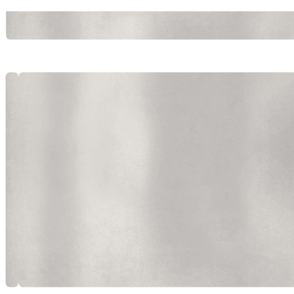 Finitura per Prato da Giardino 4 pcs Argento 450 x 15 cm 868023