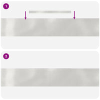 vidaXL Finitura per Prato da Giardino 4 pcs Argento 450 x 15 cm