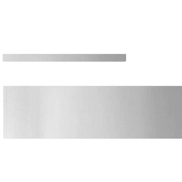 Finitura per Prato da Giardino 4 pcs Argento 450 x 15 cm 868025