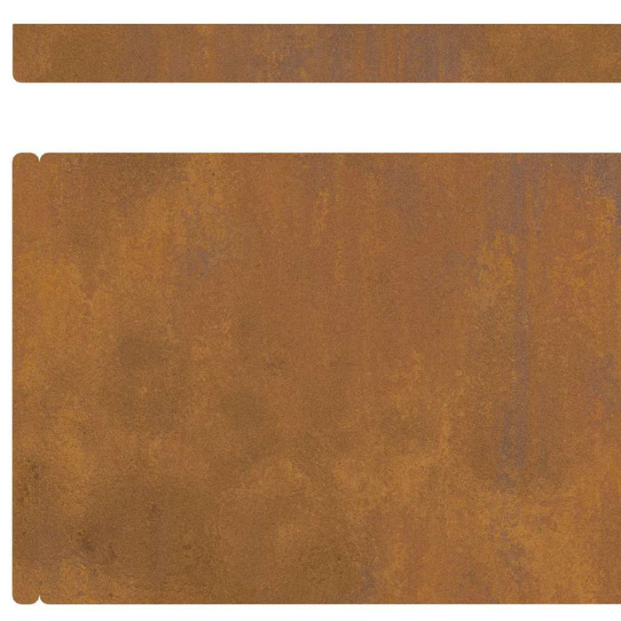 Finitura per Prato da Giardino Ruggine 450 x 15 cm 868026