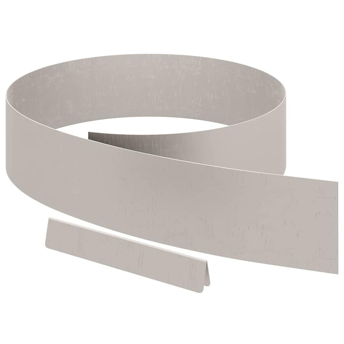 vidaXL Finitura per Prato da Giardino 4 pcs Ruggine 450 x 15 cm