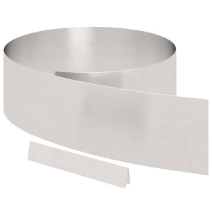 Finitura per Prato da Giardino 4 pcs Argento 450 x 20 cm 868029