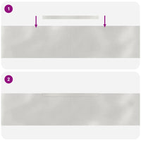 vidaXL Finitura per Prato da Giardino 4 pcs Argento 450 x 20 cm