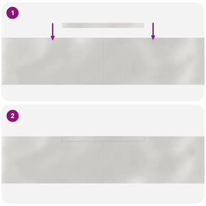 vidaXL Finitura per Prato da Giardino 4 pcs Argento 450 x 20 cm