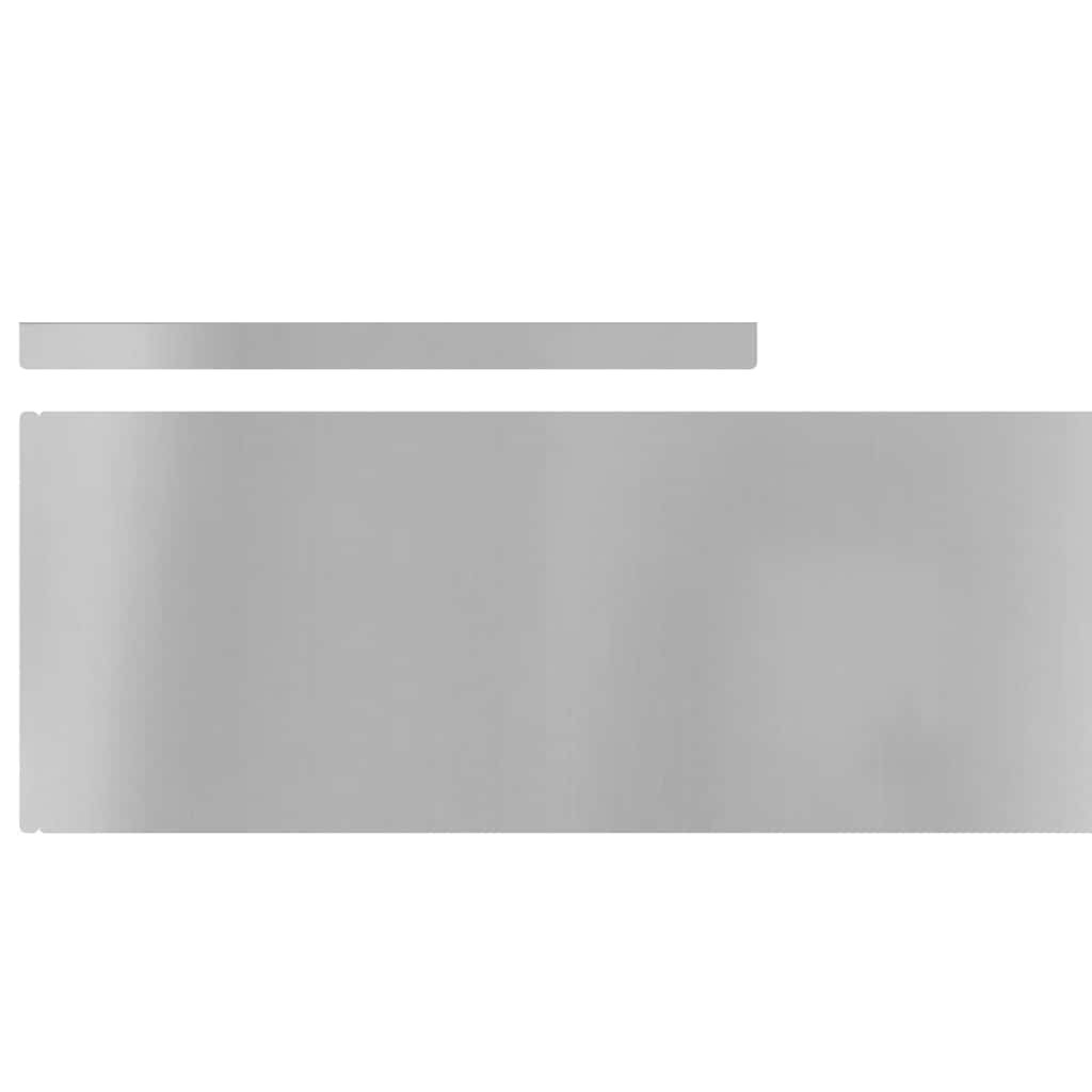 Finitura per Prato da Giardino Argento 450 x 20 cm 868030