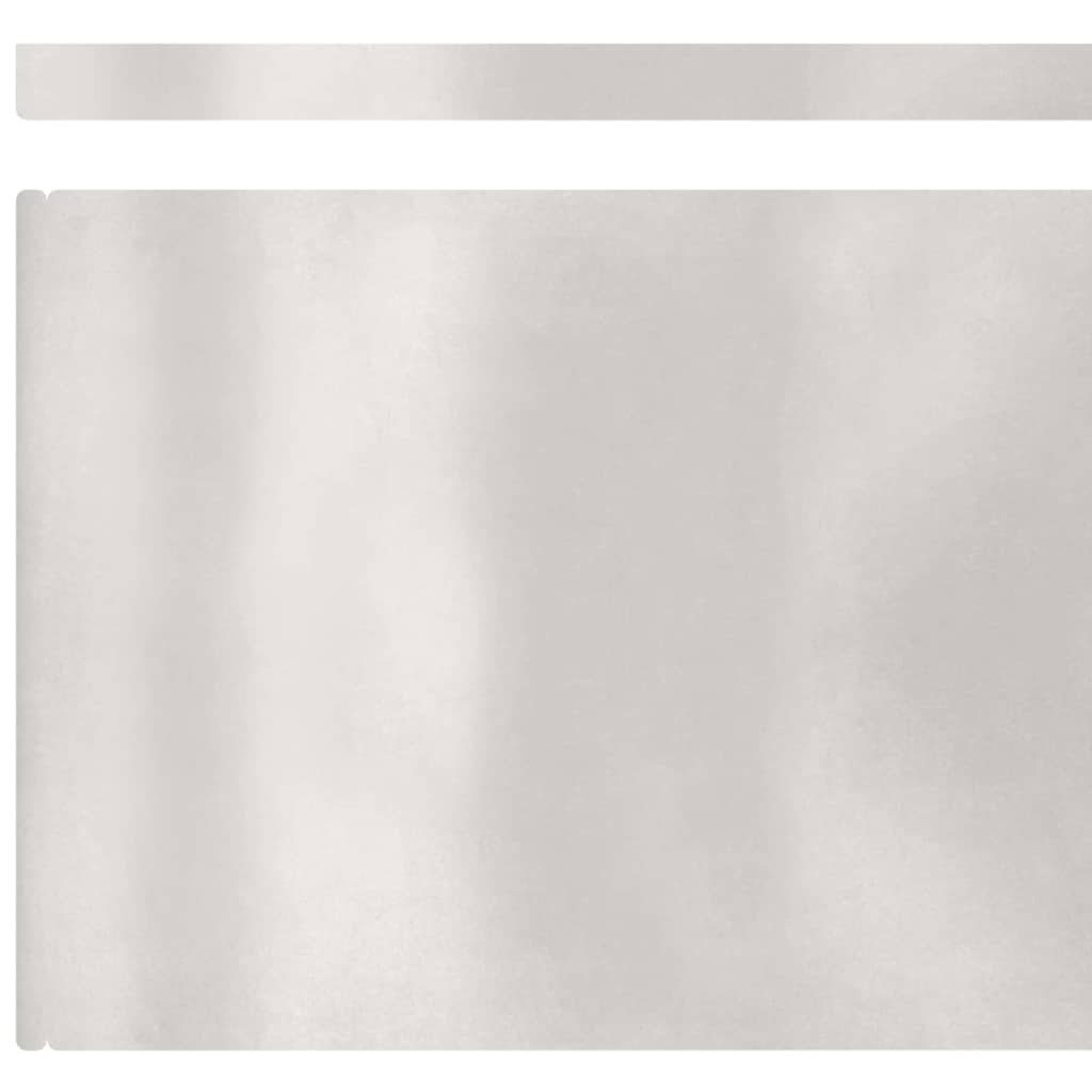 vidaXL Finitura per Prato da Giardino 4 pcs Argento 450 x 25 cm