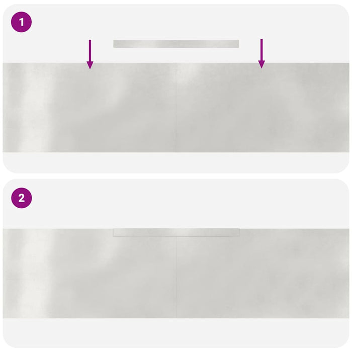 vidaXL Finitura per Prato da Giardino 4 pcs Argento 450 x 25 cm