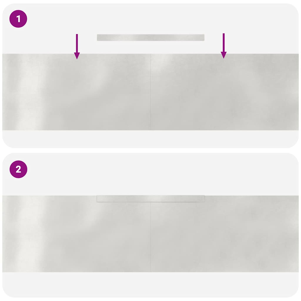 Finitura per Prato da Giardino 4 pcs Argento 450 x 25 cm 868035