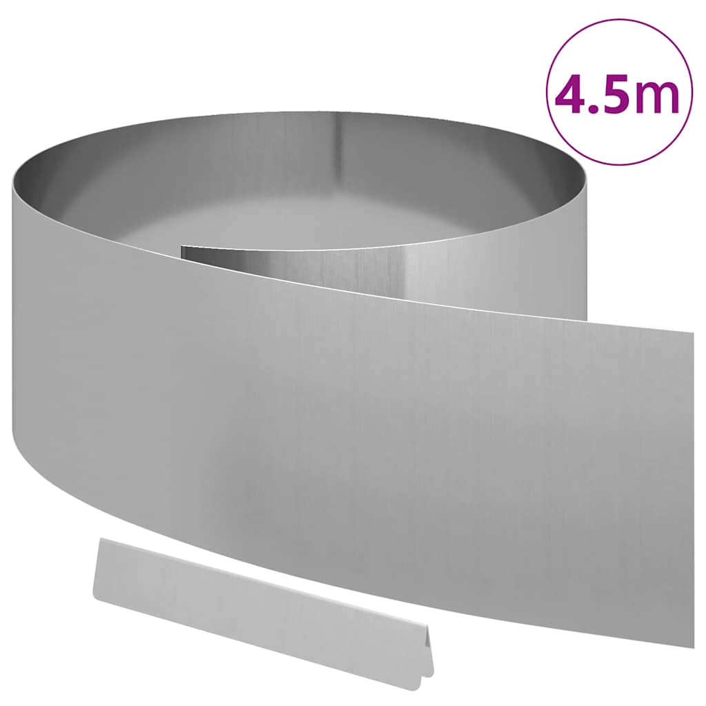 Finitura per Prato da Giardino Argento 450 x 25 cm 868036