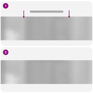 vidaXL Finitura per Prato da Giardino 4 pcs Argento 450 x 25 cm