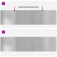 Finitura per Prato da Giardino 4 pcs Argento 450 x 25 cm 868037