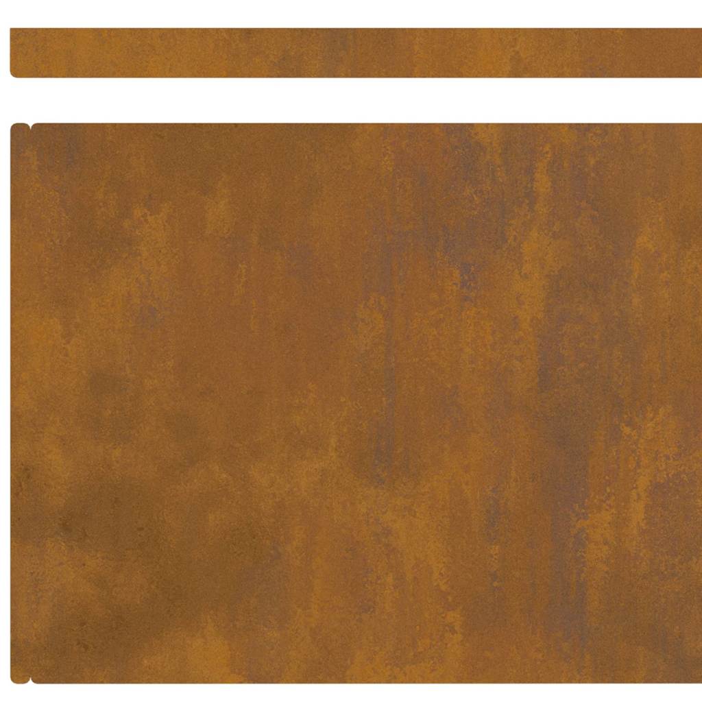 Finitura per Prato da Giardino Ruggine 450 x 25 cm 868038