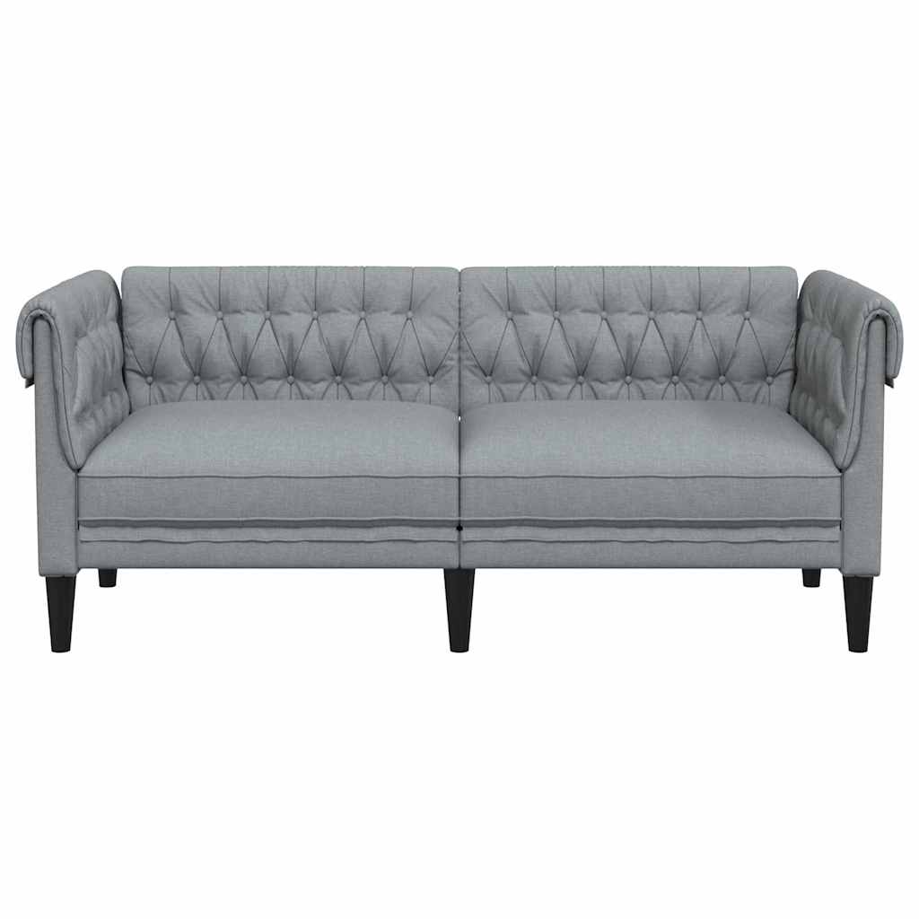 Divano Chesterfield Altro Grigio chiaro 182.5 x 74.5 x 74.5 cm 42013007