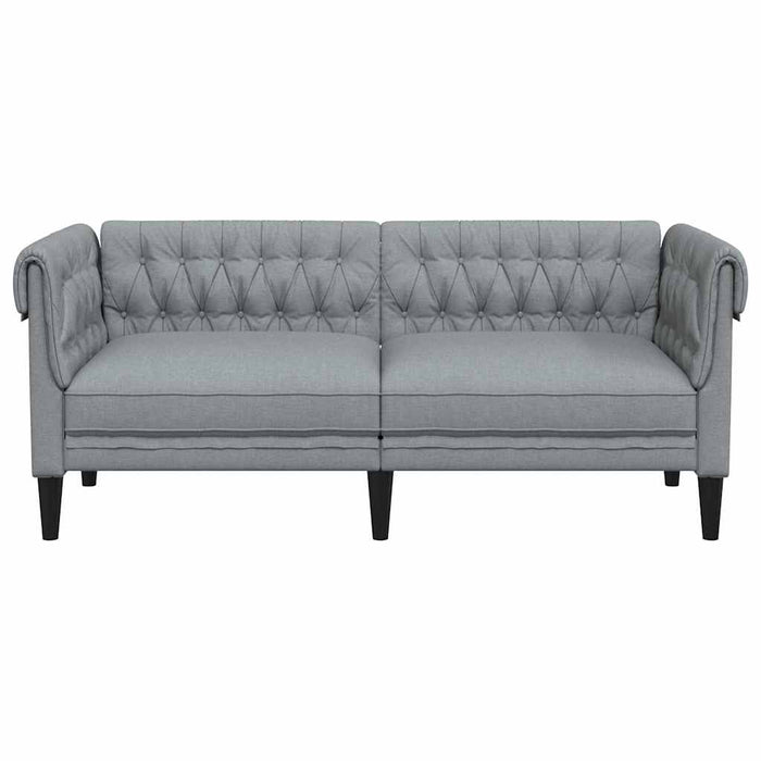 Divano Chesterfield Altro Grigio chiaro 182.5 x 74.5 x 74.5 cm 42013007