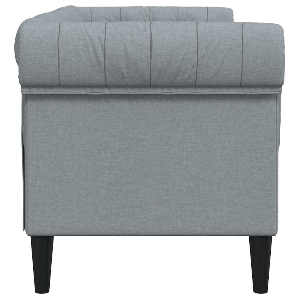 Divano Chesterfield Altro Grigio chiaro 182.5 x 74.5 x 74.5 cm 42013007