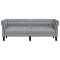Divano Chesterfield Altro Grigio chiaro 201.5 x 74.5 x 74.5 cm 42013010