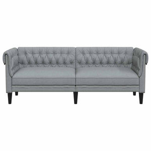Divano Chesterfield Altro Grigio chiaro 201.5 x 74.5 x 74.5 cm 42013010
