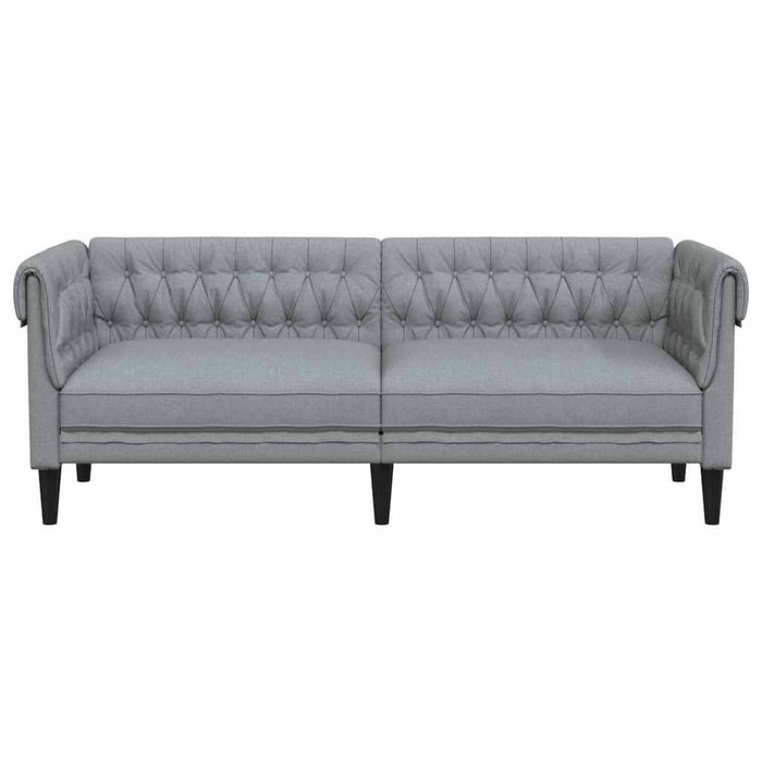 Divano Chesterfield Altro Grigio chiaro 201.5 x 74.5 x 74.5 cm 42013010