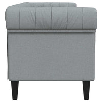 Divano Chesterfield Altro Grigio chiaro 201.5 x 74.5 x 74.5 cm 42013010