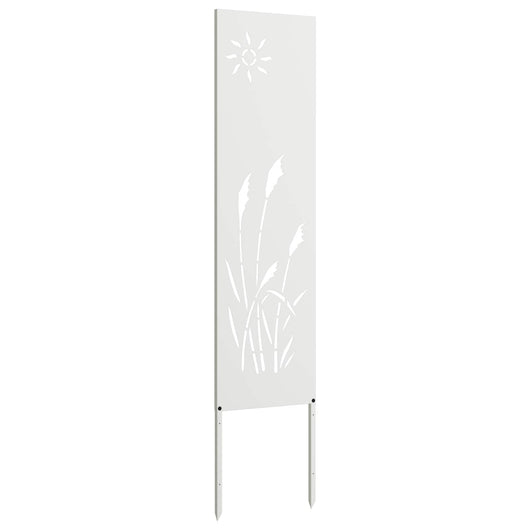 Schermo per privacy in giardino Traforo Bianco 32 x 140 cm 876204