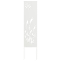 Schermo per privacy in giardino Traforo Bianco 32 x 140 cm 876204