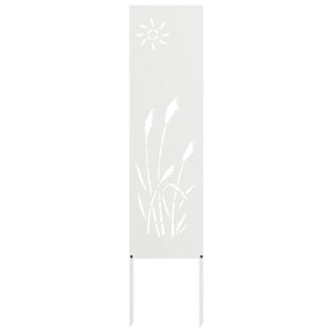 Schermo per privacy in giardino Traforo Bianco 32 x 140 cm 876204
