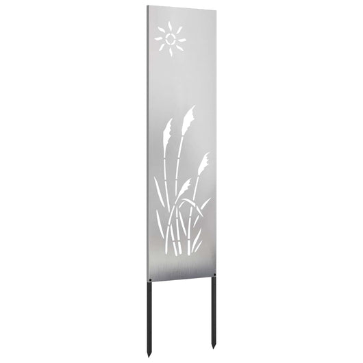 Schermo per privacy in giardino Traforo Argento 32 x 140 cm 876207