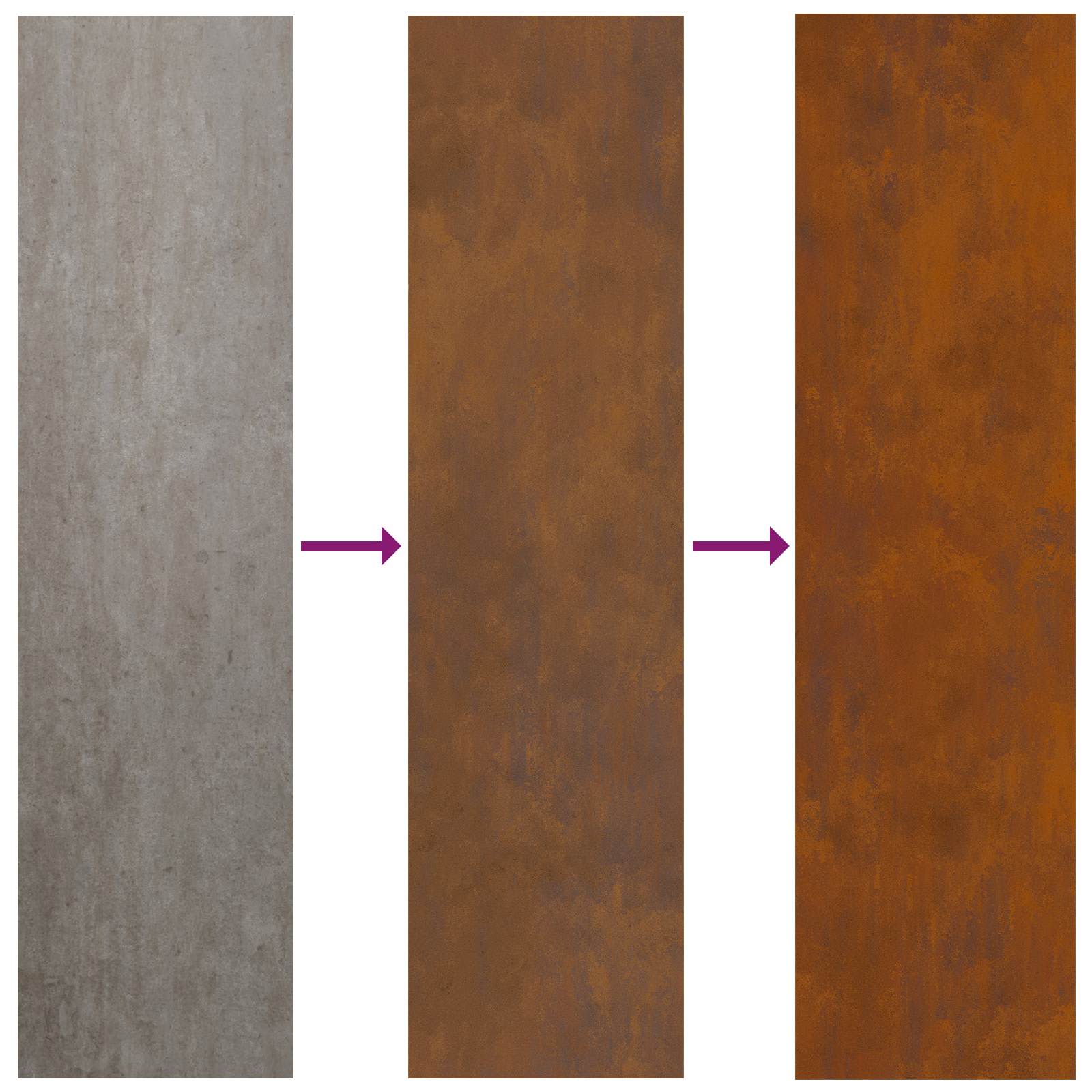 Schermo per privacy in giardino Traforo Ruggine 32 x 140 cm 876209