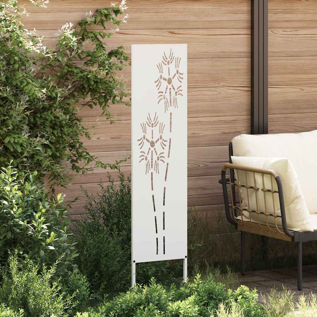 Pannello Decorativo da Giardino Altro Bianco 32 x 140 cm 876211