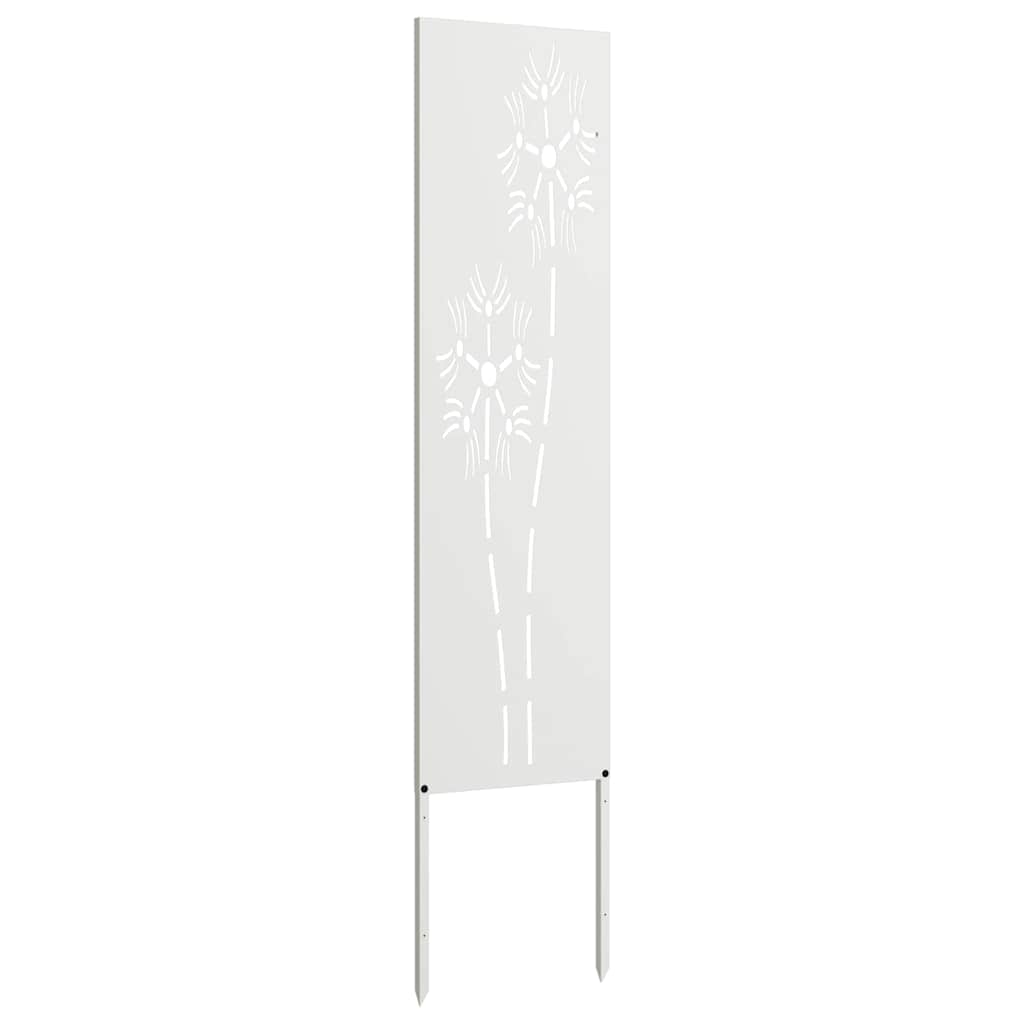 Pannello Decorativo da Giardino Altro Bianco 32 x 140 cm 876211