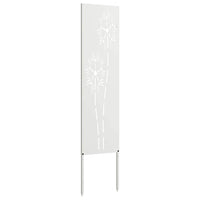 Pannello Decorativo da Giardino Altro Bianco 32 x 140 cm 876211