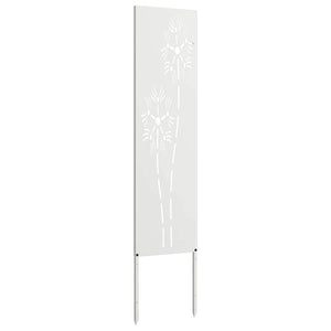 Pannello Decorativo da Giardino Altro Bianco 32 x 140 cm 876211